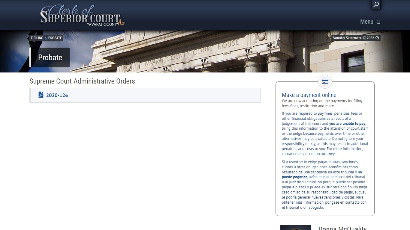 Probate - Welcome to Yavapai County Courts' Official Website